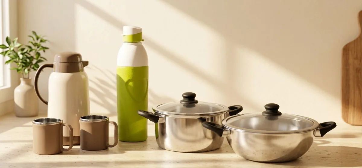 The plain product as the manufacturer supplies it, with no branding on it